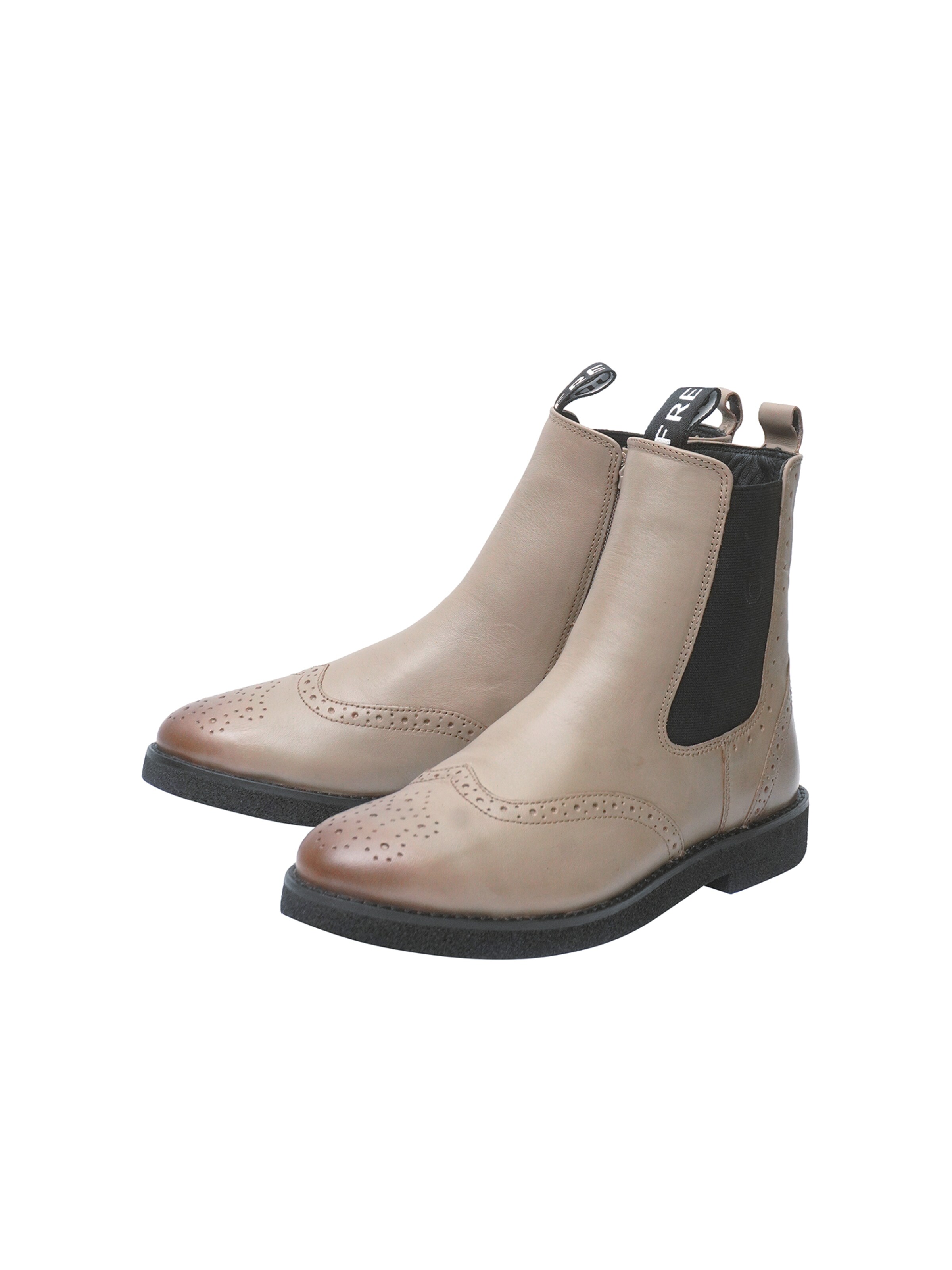 FREUDE Chelsea boots 'BELINA' in Beige
