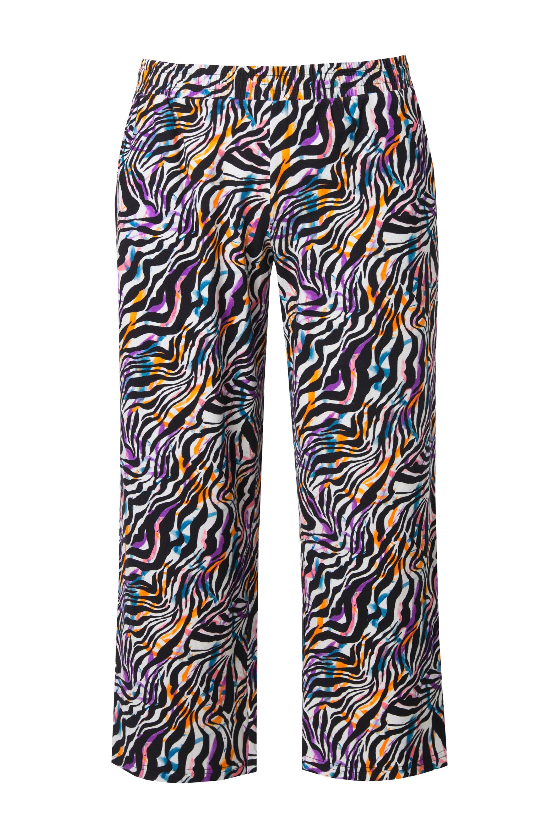 Ulla Popken Regular Broek in Gemengde kleuren: voorkant