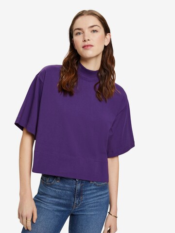 ESPRIT Shirt in Lila: voorkant