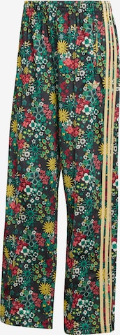 ADIDAS ORIGINALSLoosefit Hlače 'Adidas Originals x Liberty London' - crna boja: prednji dio