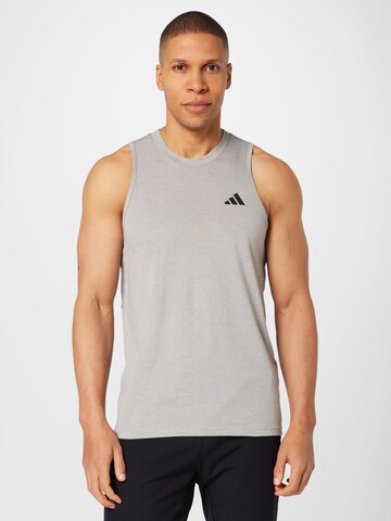 ADIDAS PERFORMANCE Sporttop 'Train Essentials Feelready' in Grau: predná strana