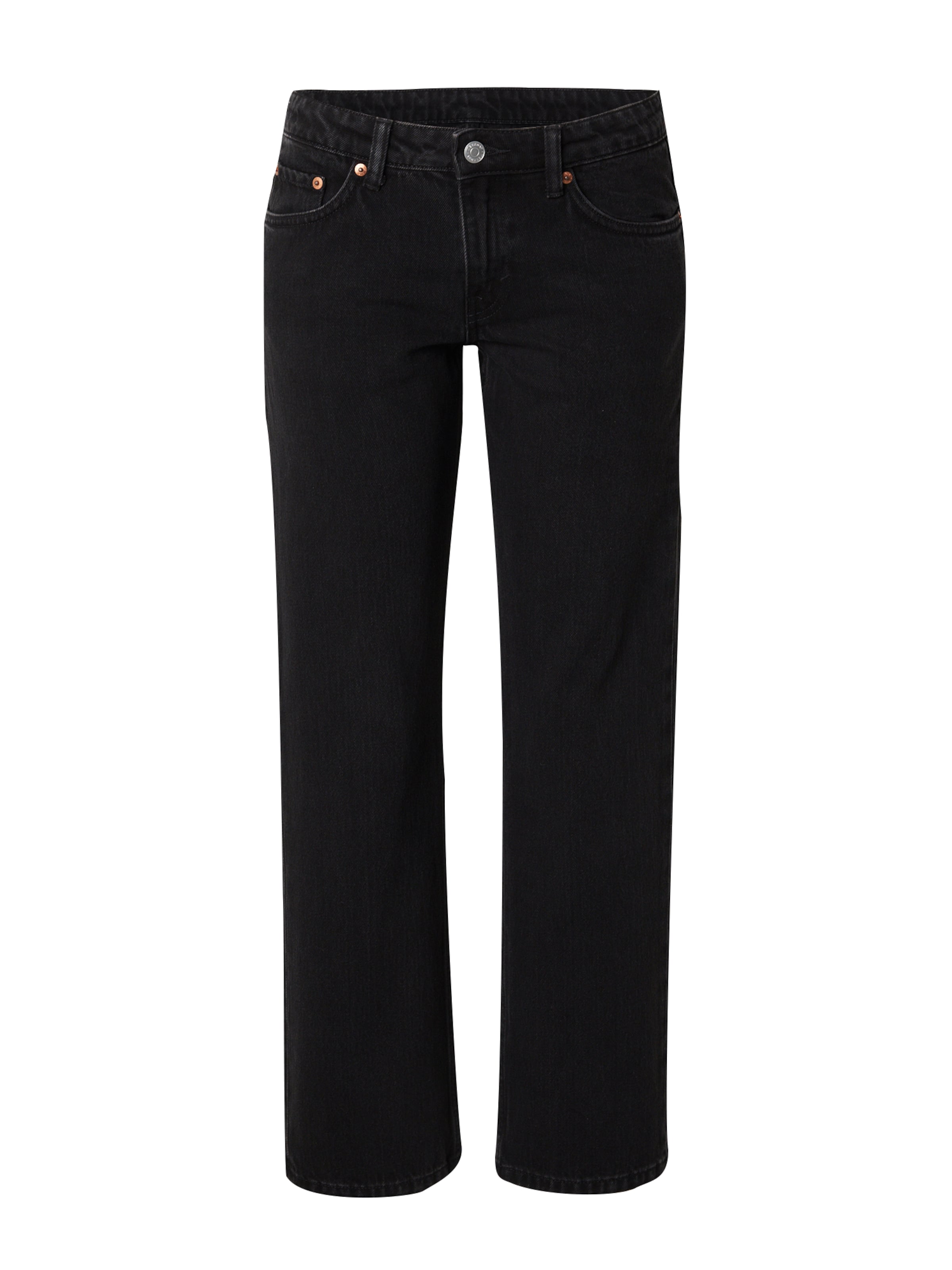 WEEKDAY Regular Jeans &#x27;Arrow&#x27; in Zwart: voorkant