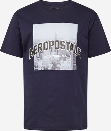 T-Shirt AÉROPOSTALE en bleu : devant