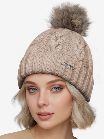 Neverless Beanie 'Jule' in Beige: front