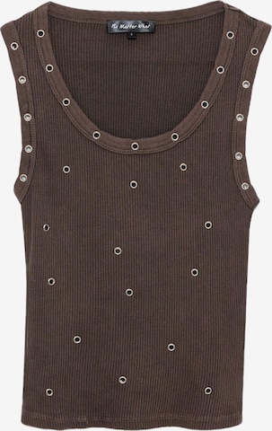 Haut No Matter What en marron : devant