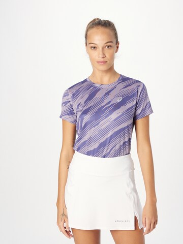 ASICS Sportshirt 'CORE' in Lila: predná strana