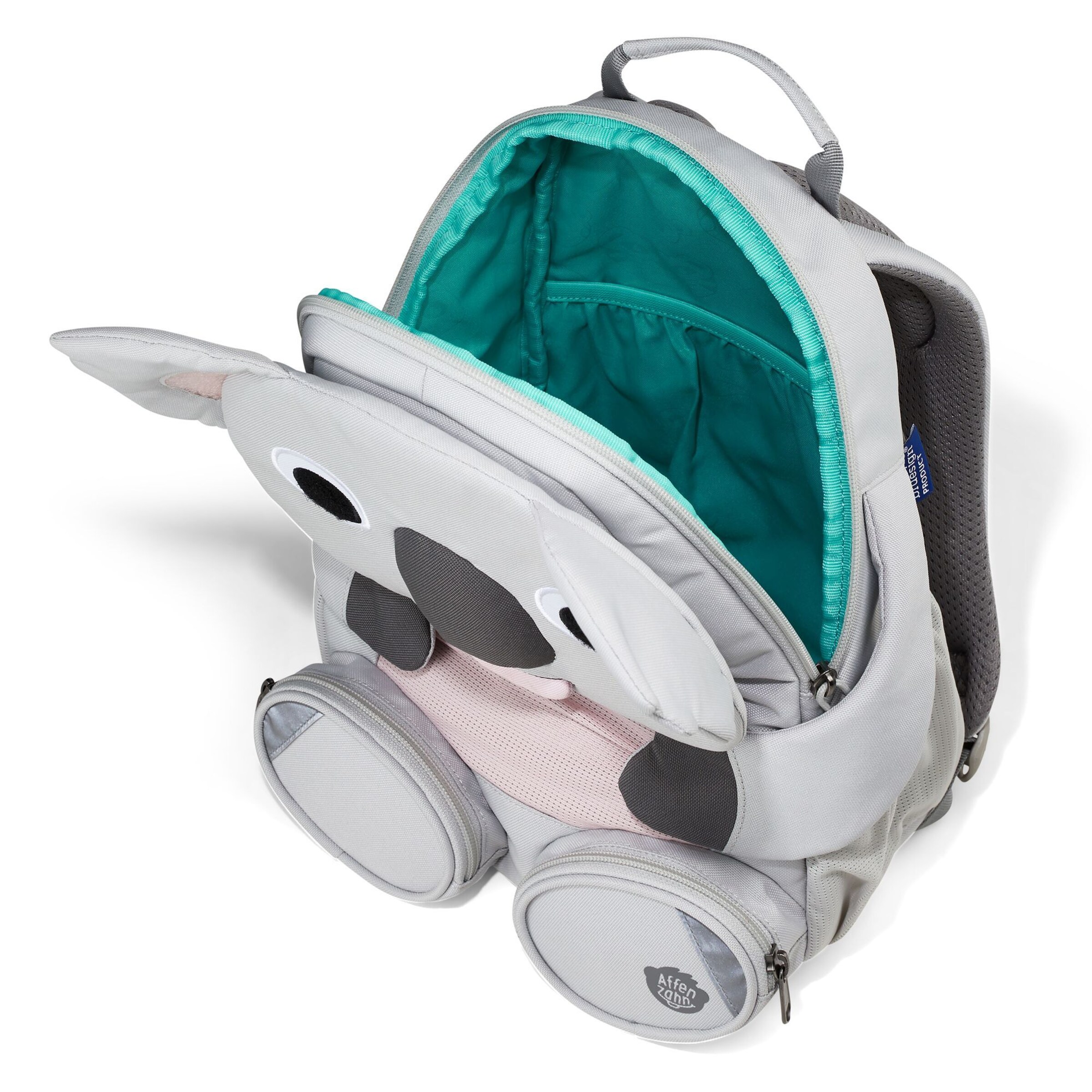 Affenzahn Backpack 'Großer Freund' in Grey