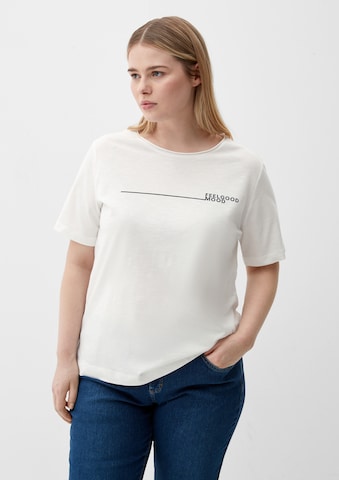 TRIANGLE T-shirt i beige: framsida