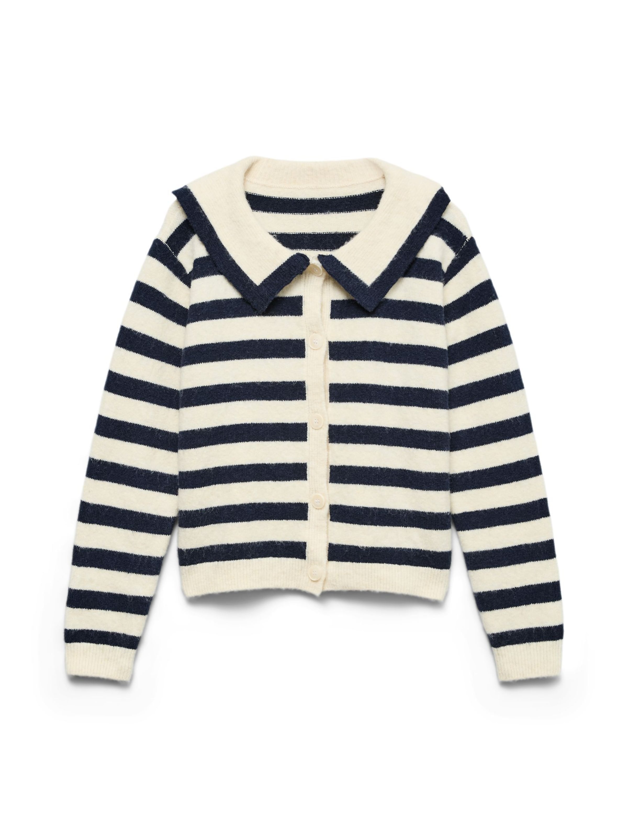 VERO MODA Knit cardigan 'VMSailor' in Blue: front
