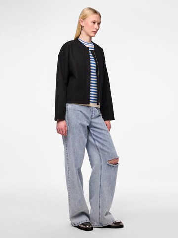 PIECES Between-season jacket in Black