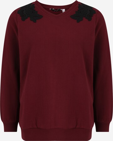 Dorothy Perkins Petite Sweatshirt in Red: front