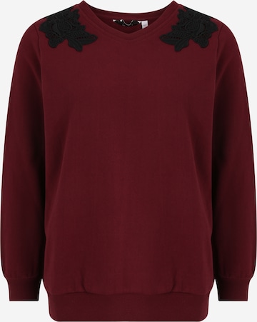 Dorothy Perkins Petite Sweatshirt i röd: framsida