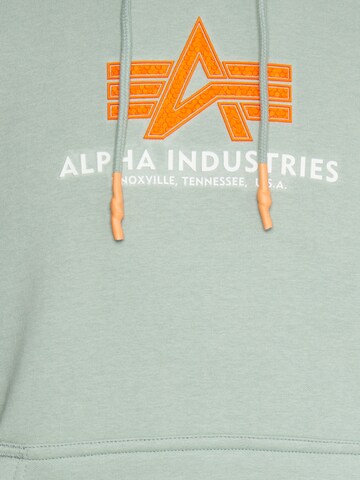 ALPHA INDUSTRIES Sweatshirt in Green