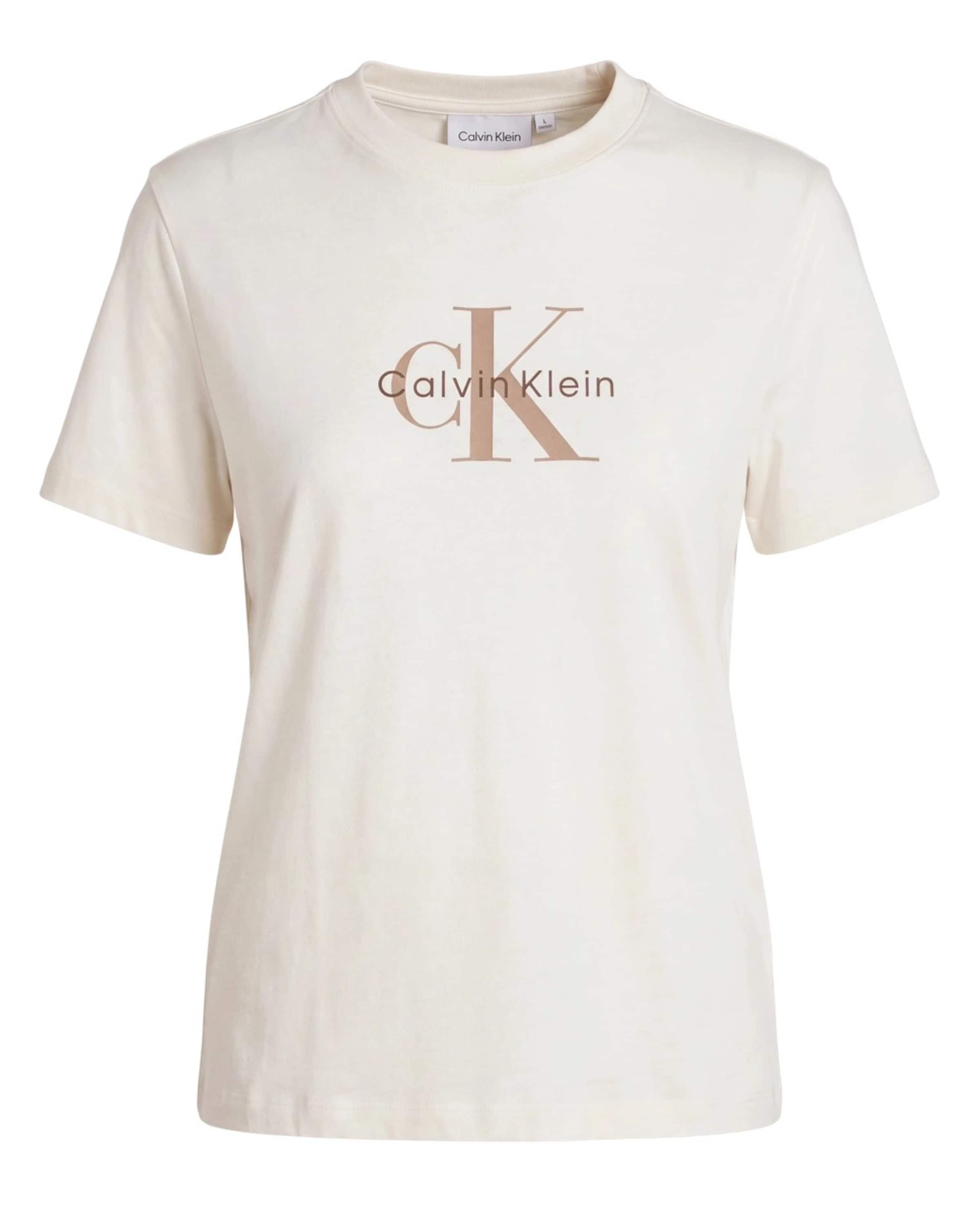 T-shirt 'Hero Classic' Calvin Klein Jeans en blanc : devant