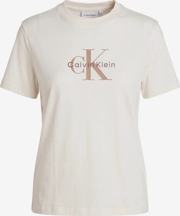 T-shirt 'Hero Classic' Calvin Klein Jeans en blanc : devant