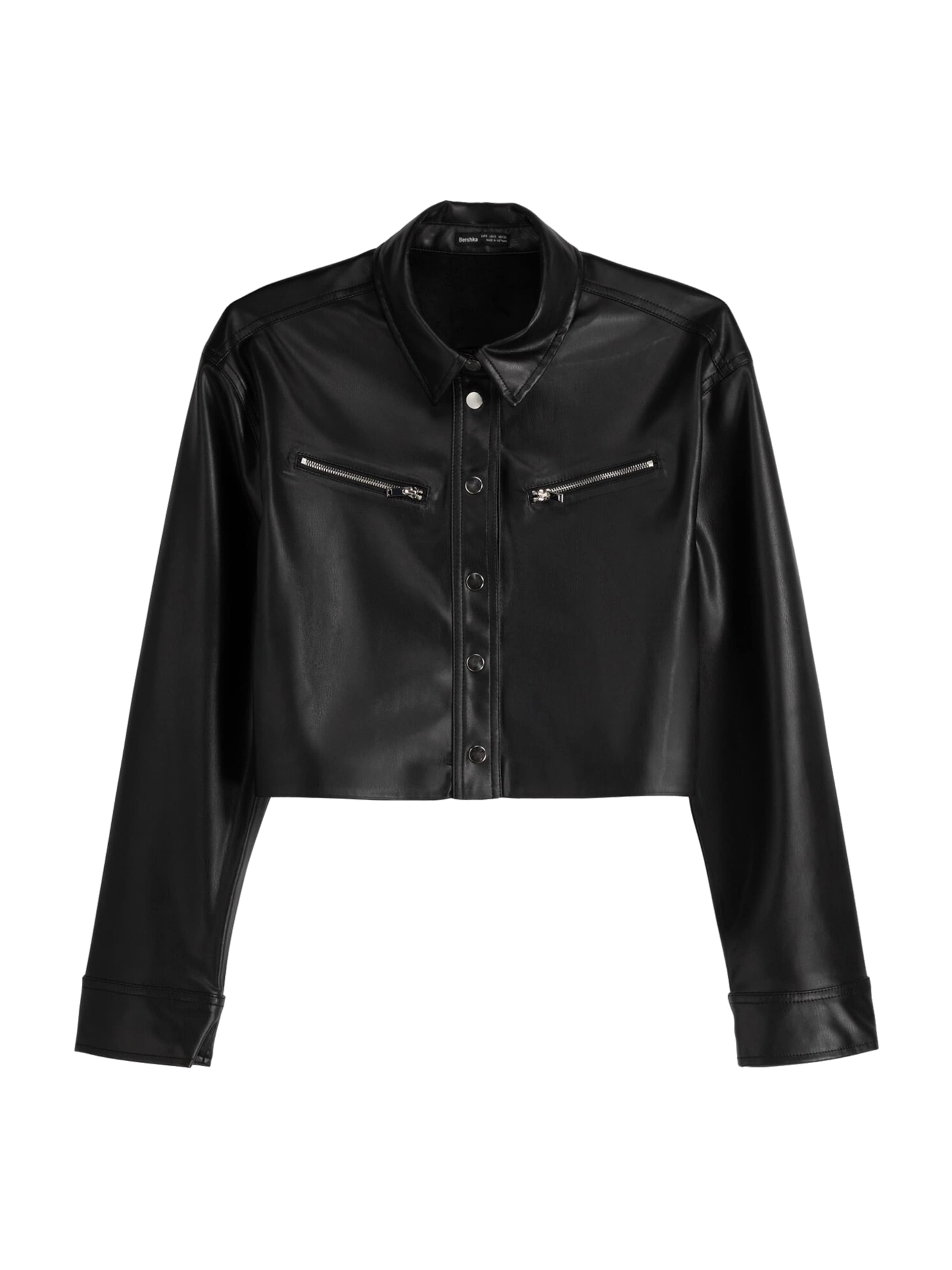 Veste bershka noir sale