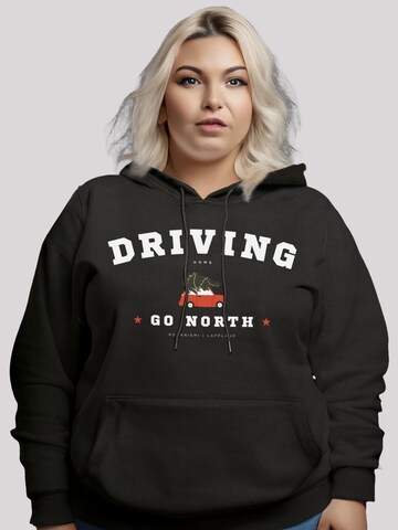 F4NT4STIC Sweatshirt 'Driving Home' in Zwart: voorkant