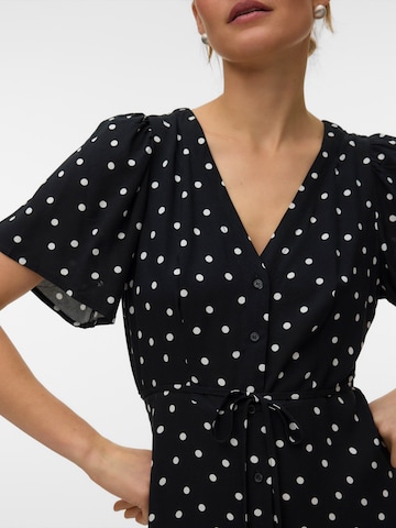 Rochie tip bluză 'VMALBA' de la VERO MODA pe negru