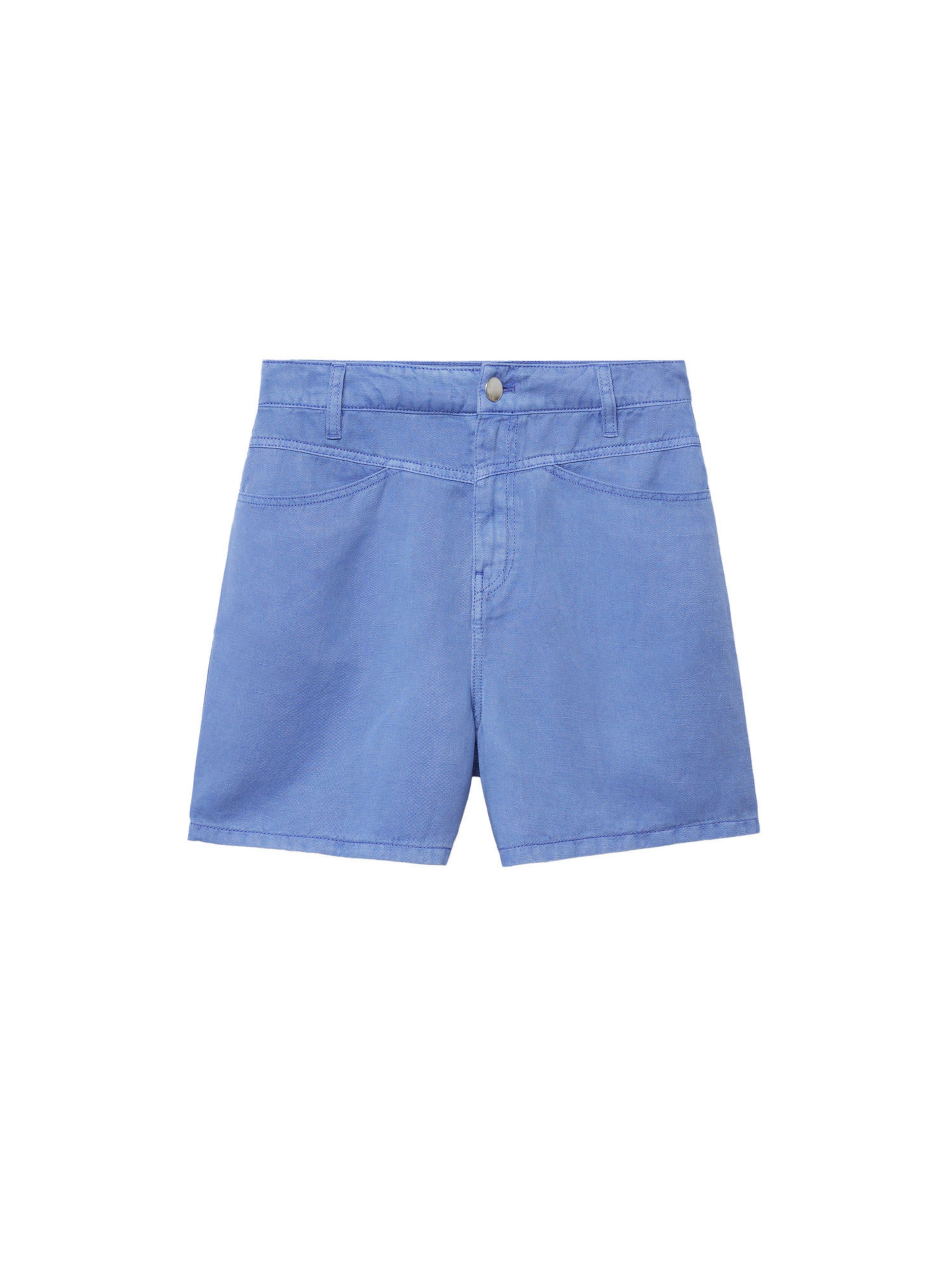 MANGO Štandardný strih Nohavice 'SKY' - Modrá: predná strana