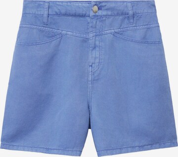 MANGO Regular Broek 'SKY' in Blauw: voorkant