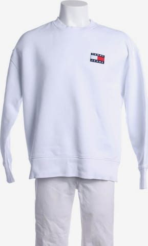 Tommy Jeans Sweatshirt & Zip-Up Hoodie in M in White: front