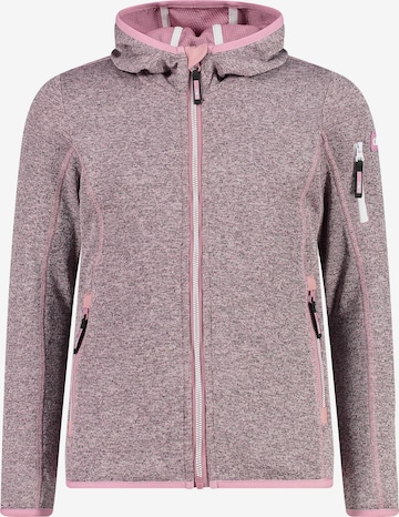 CMP Athletic Fleece Jacket in Grey: front