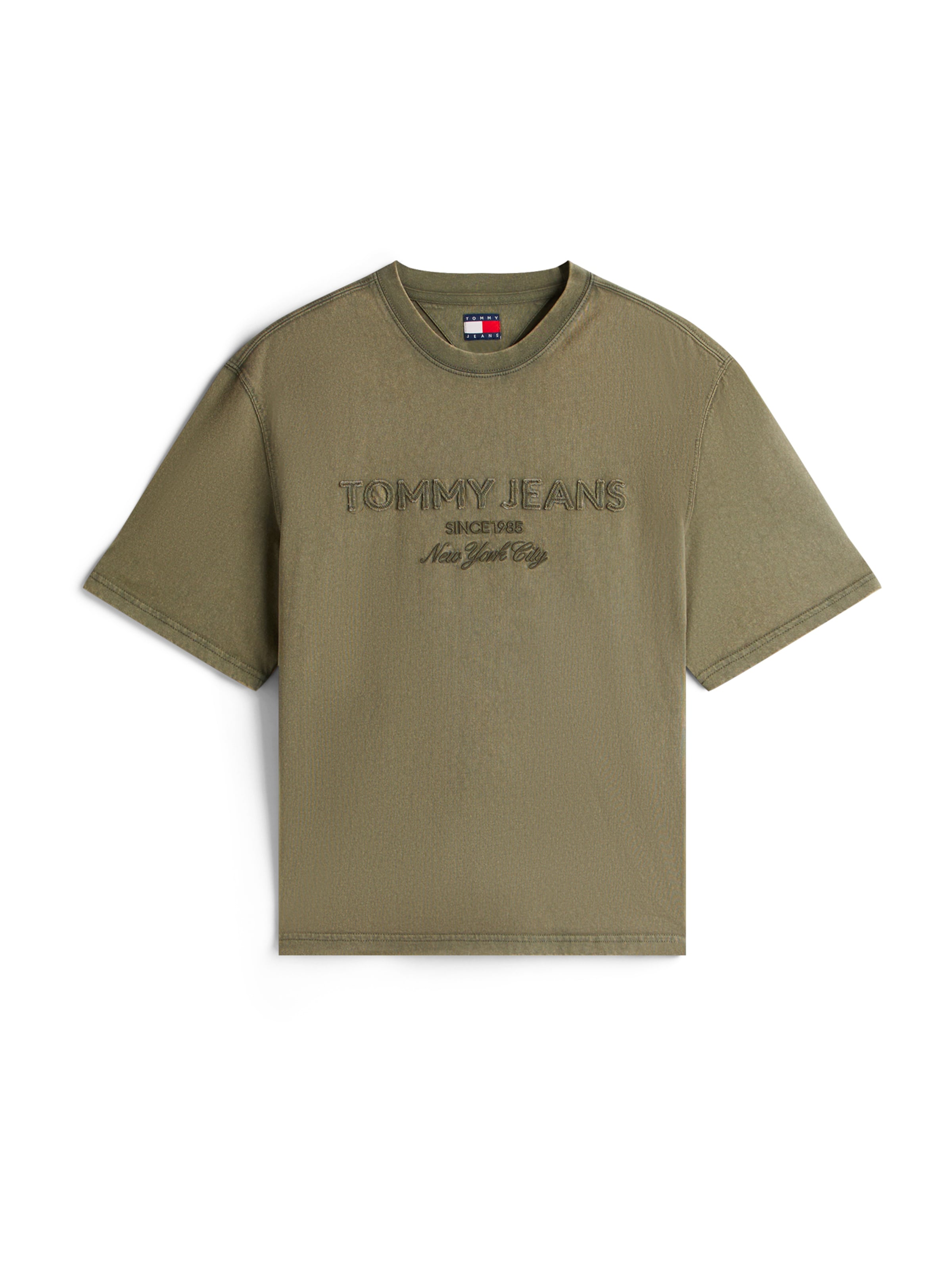 Tommy Jeans Футболка '90S NEW CLASSICS' в Зеленый: спереди