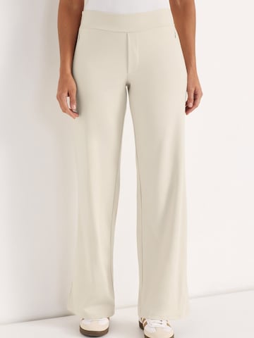 Wide Leg Pantalon Cellbes of Sweden en beige : devant