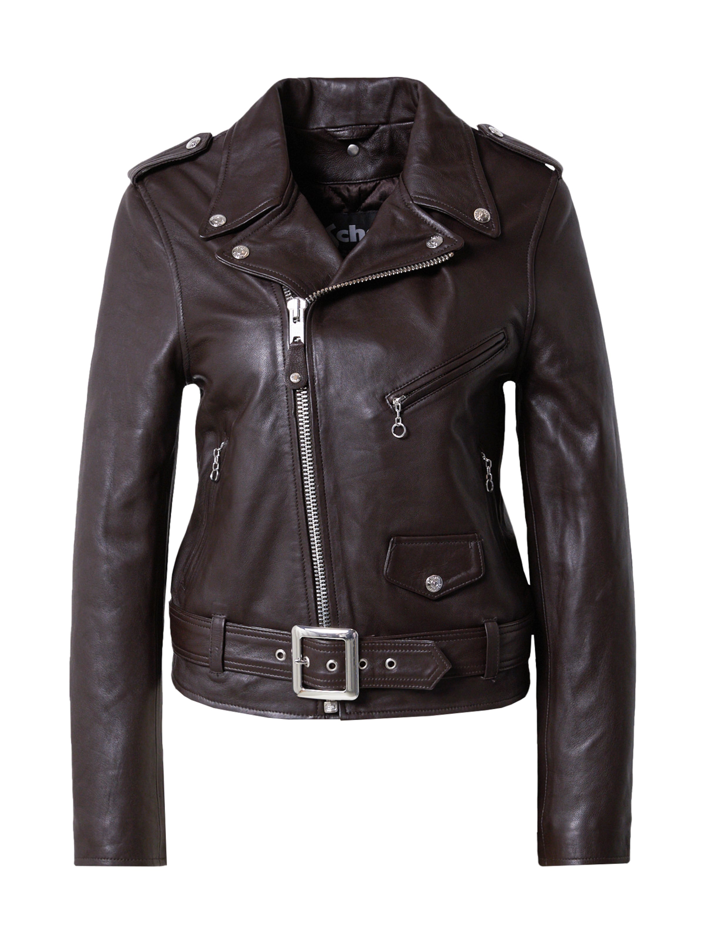 Schott NYC Between-season jacket in Brown: front