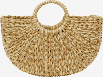 Borsa a mano di IZIA in beige: frontale