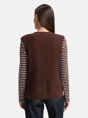 TOM TAILOR Sweater in Brown