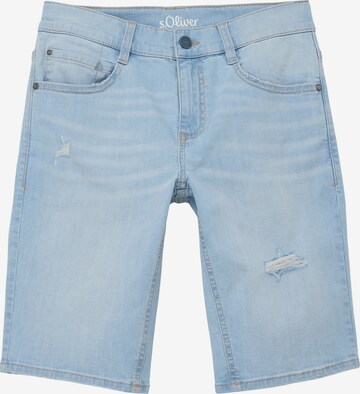 s.Oliver Regular Jeans in Blauw: voorkant