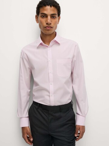 Marks & Spencer Slim fit Button Up Shirt in Blue: front