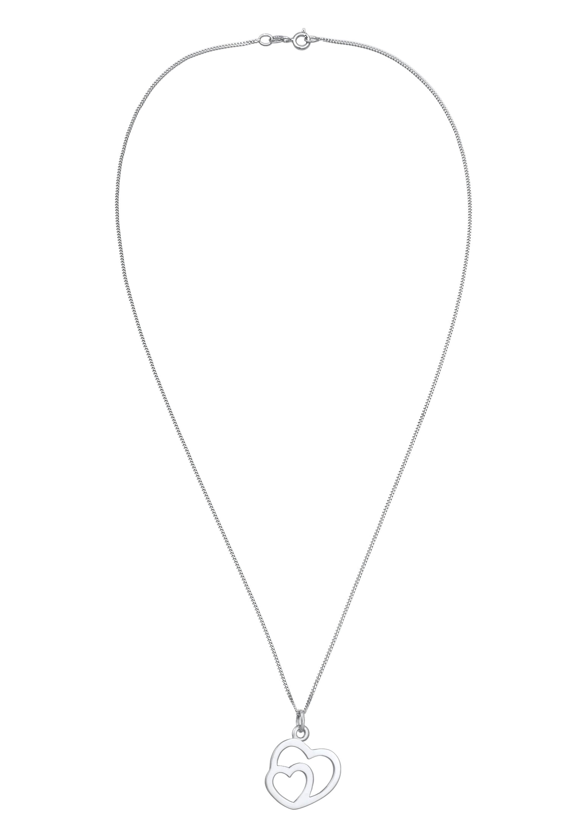 Chaîne 'Herz' ELLI en argent : devant