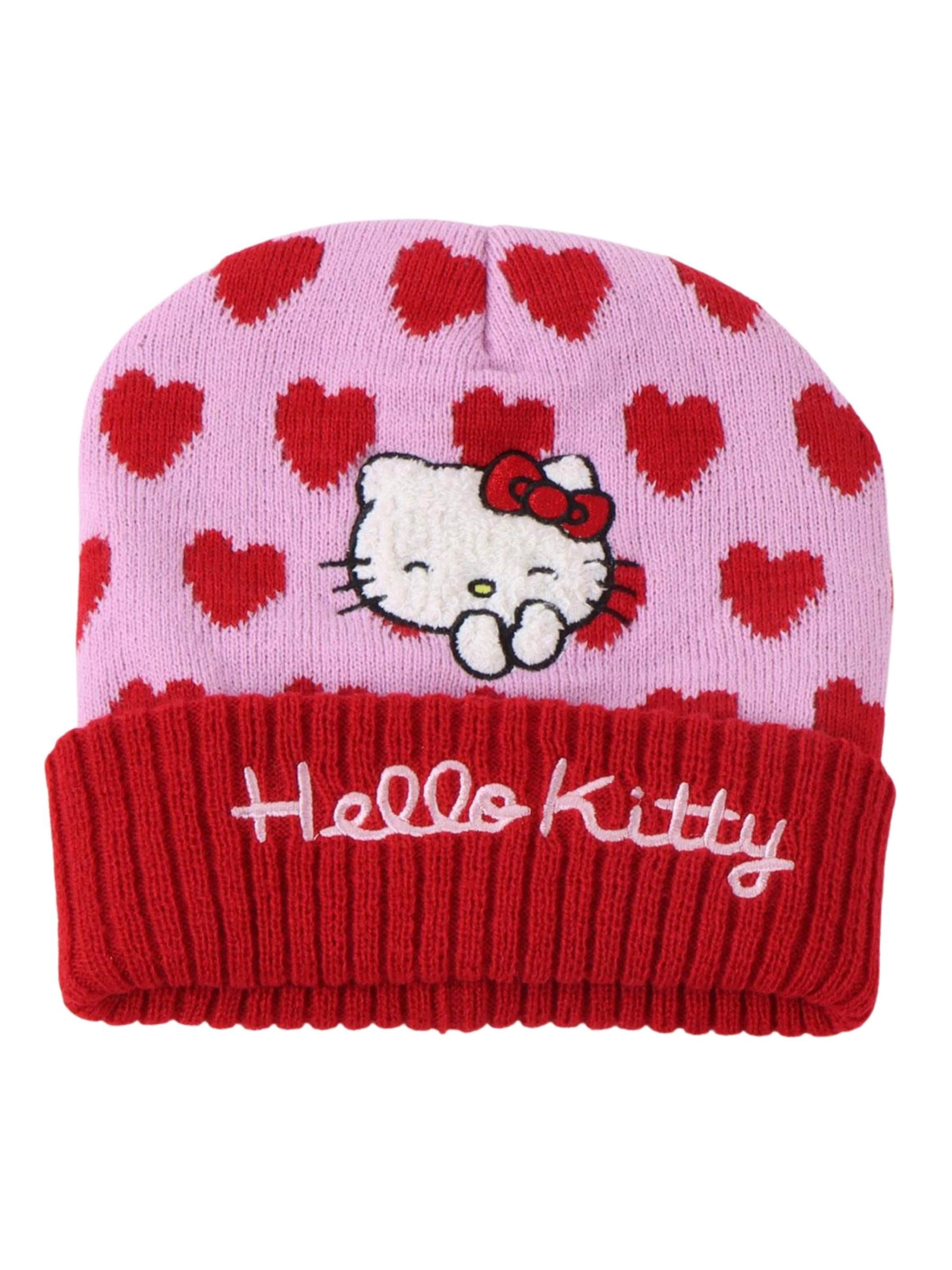 Cerdá Beanie 'Hello Kitty Set' in Red