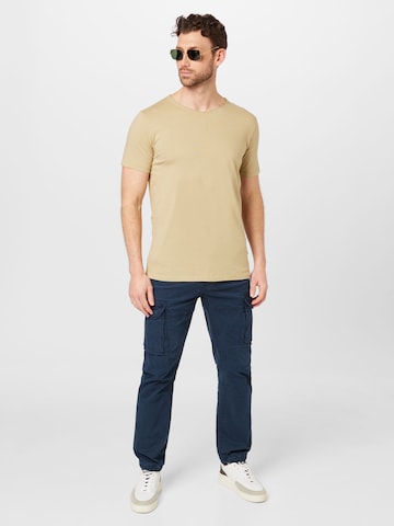 Lindbergh T-shirt 'Garment' i beige