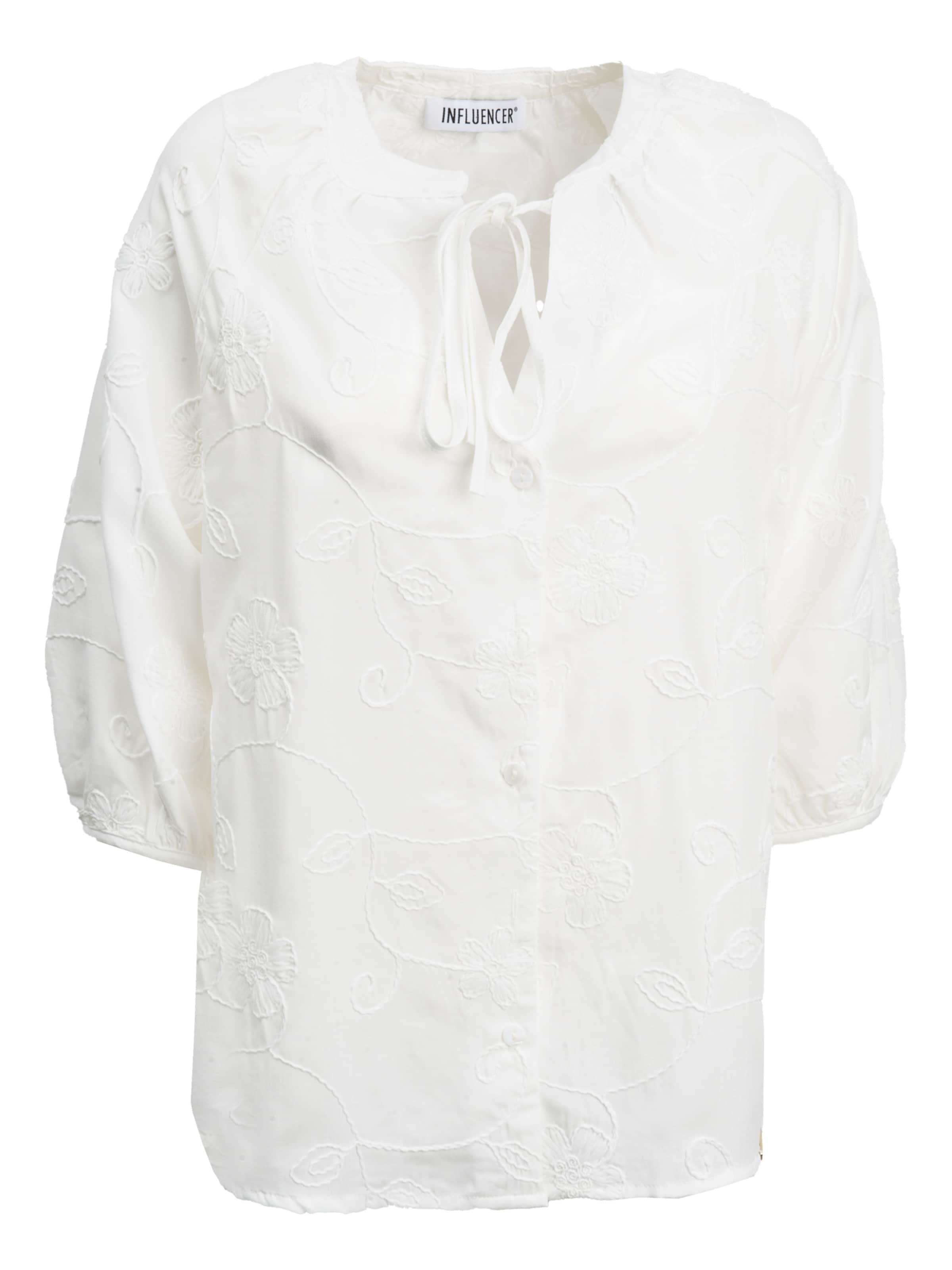 Influencer Блуза в бяло: отпред