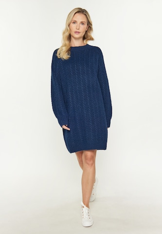 usha BLUE LABEL Gebreide jurk in Blauw