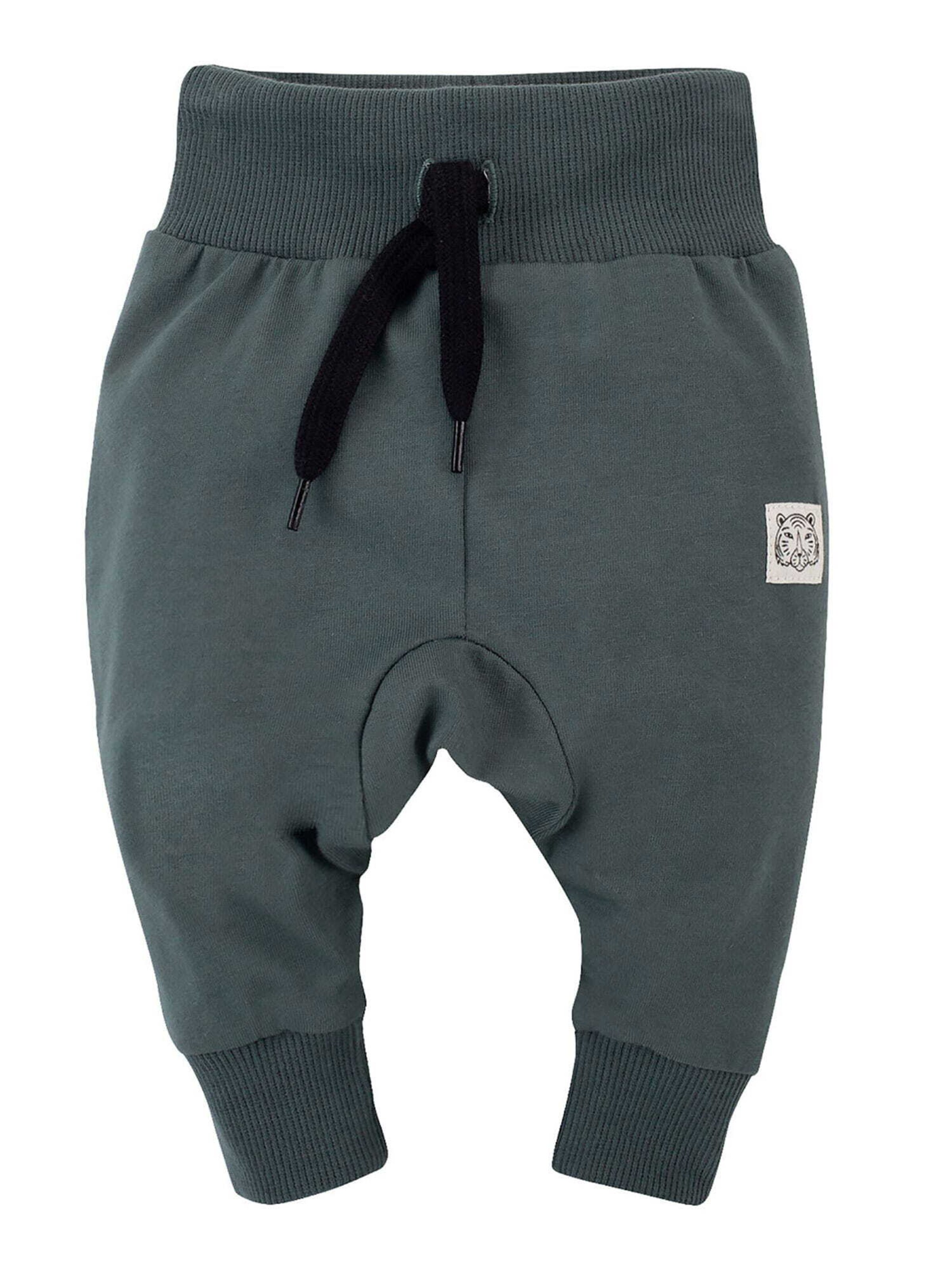 Pinokio Tapered Broek 'Tiger' in Groen: voorkant