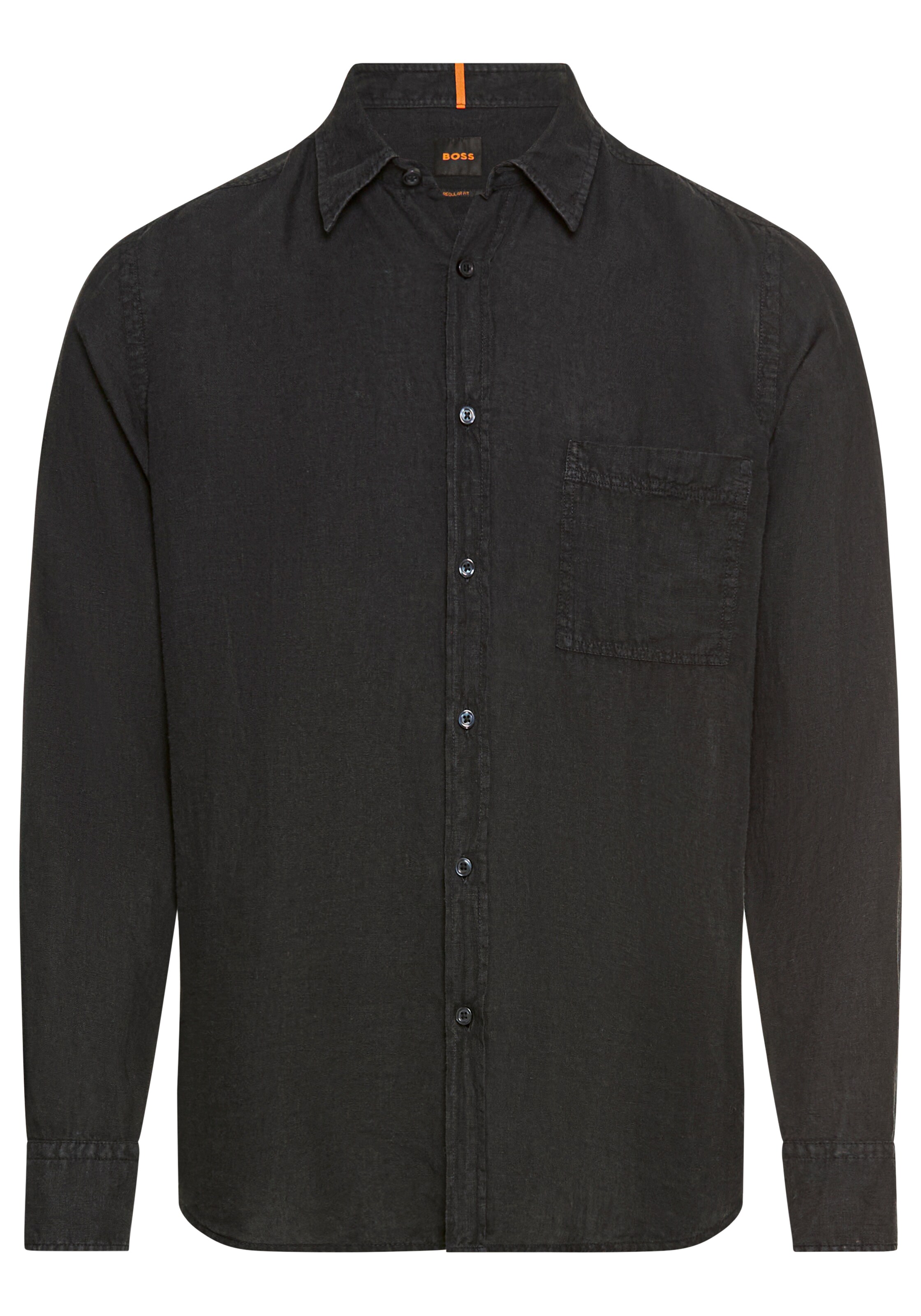 BOSS Hemd 'Relegant' in Schwarz: Vorderseite