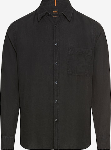 BOSS Business Shirt 'Relegant' in Black: front