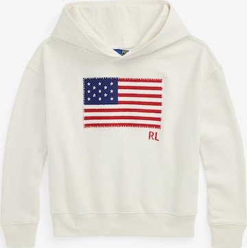 Polo Ralph Lauren Sweatshirt in White: front