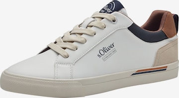 s.Oliver Sneakers laag in Wit: voorkant