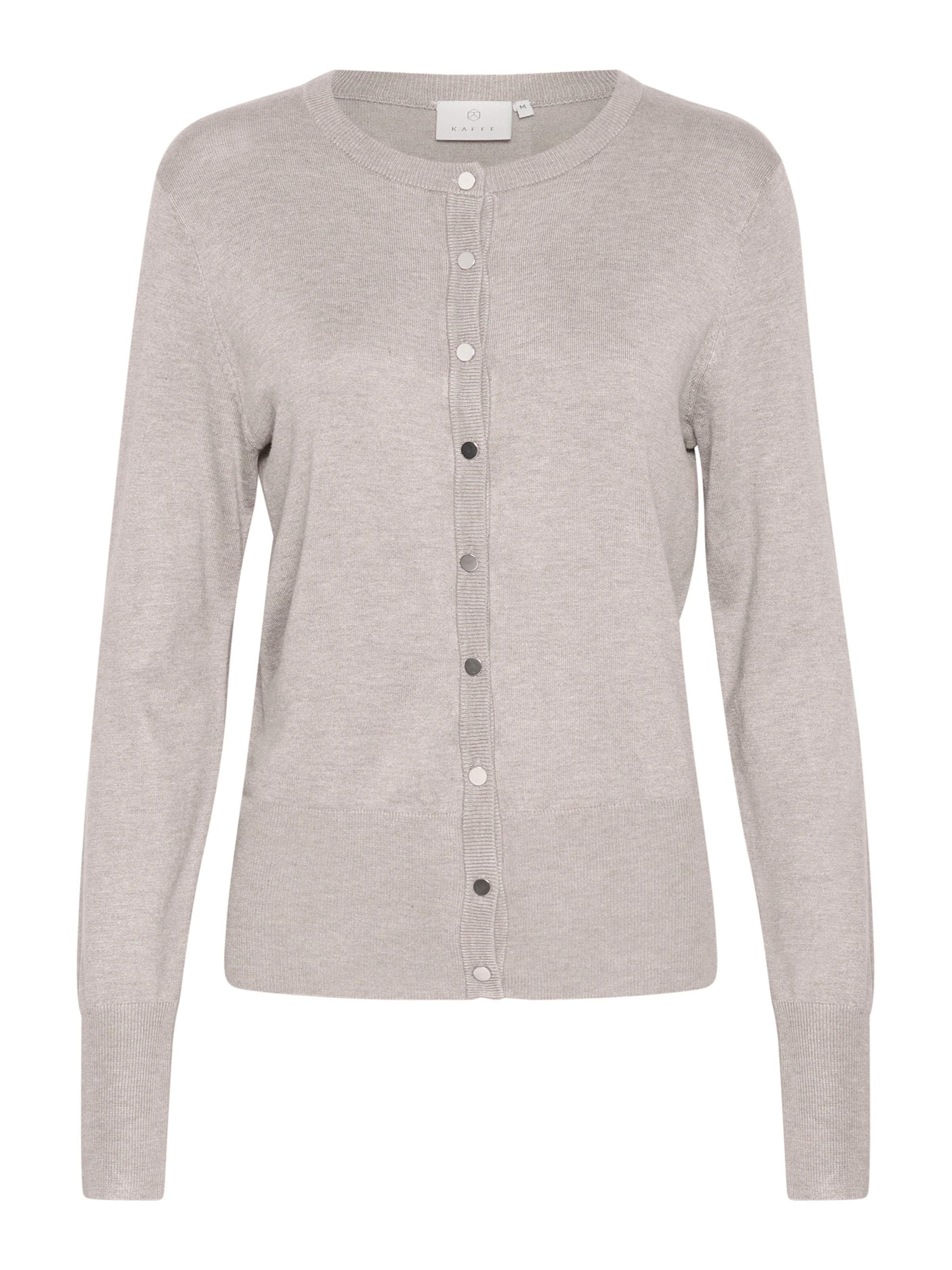 Kaffe Strickjacke 'KA Lizza' in Grau: Vorderseite