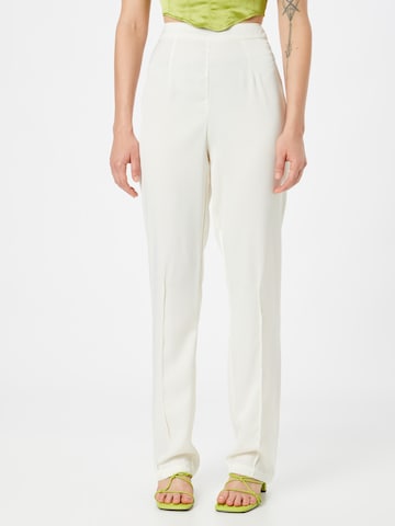 Misspap Regular Trousers in Beige: front