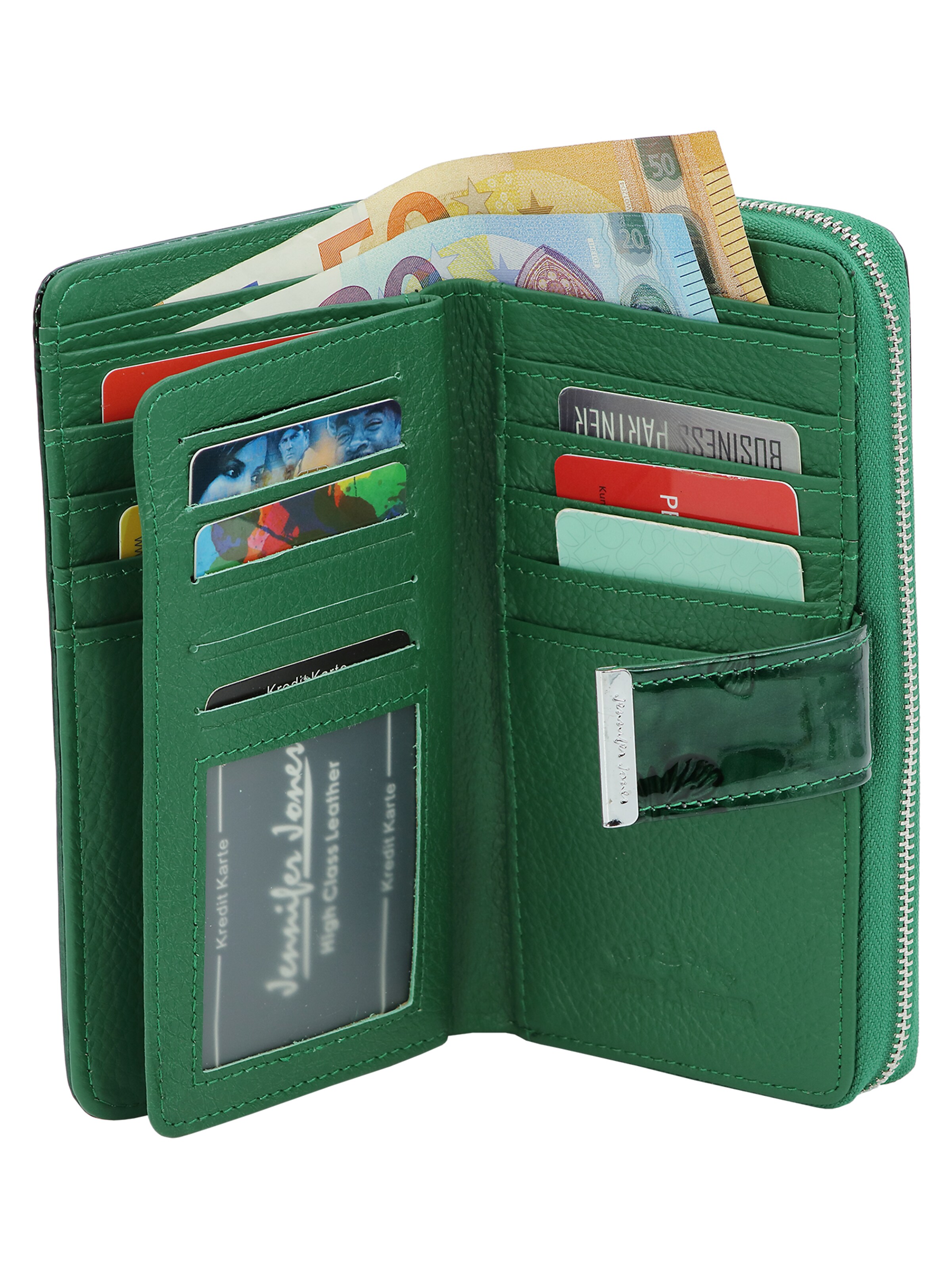 Jennifer Jones Wallet in Green