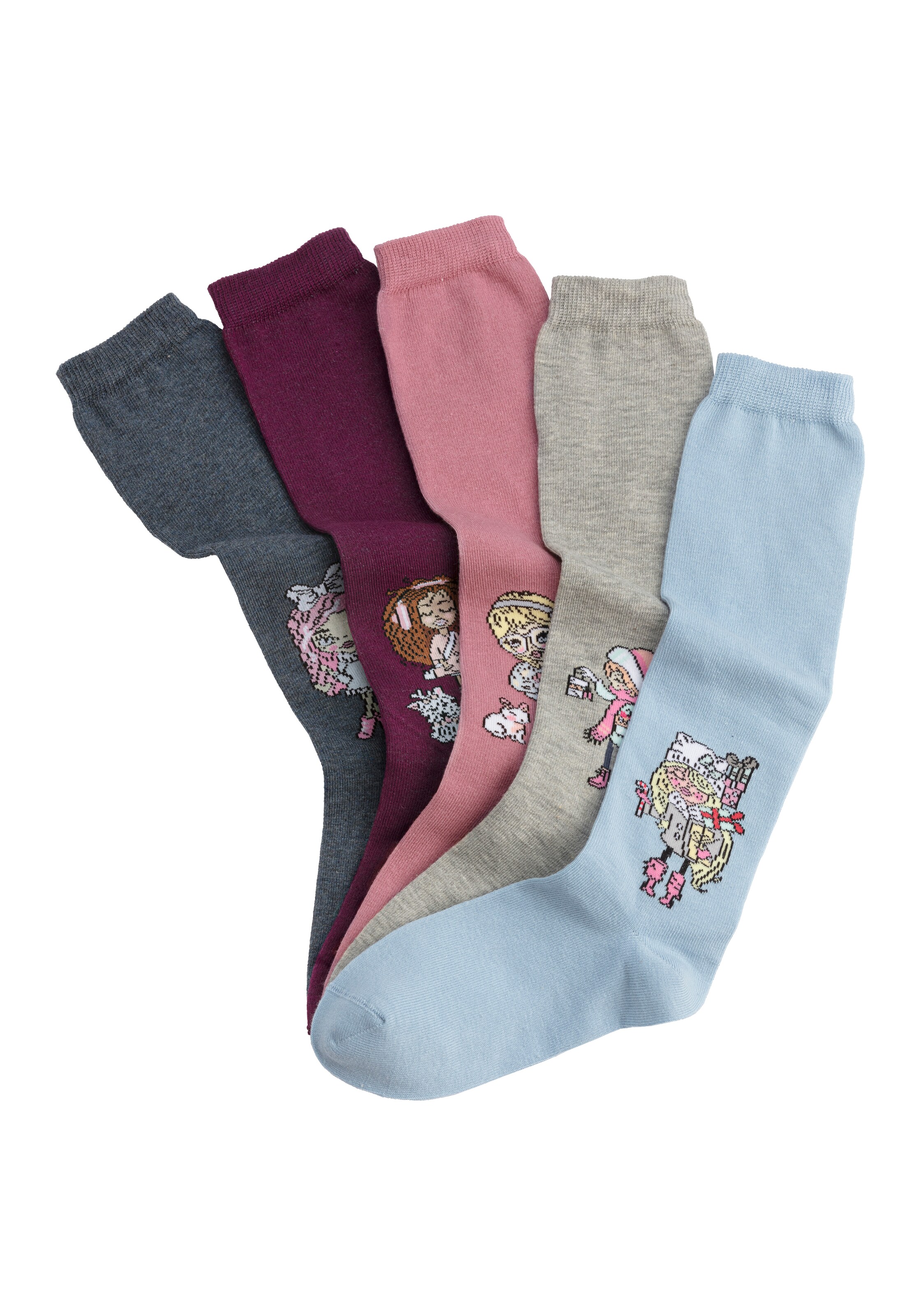 H.I.S Socks in Blue: front