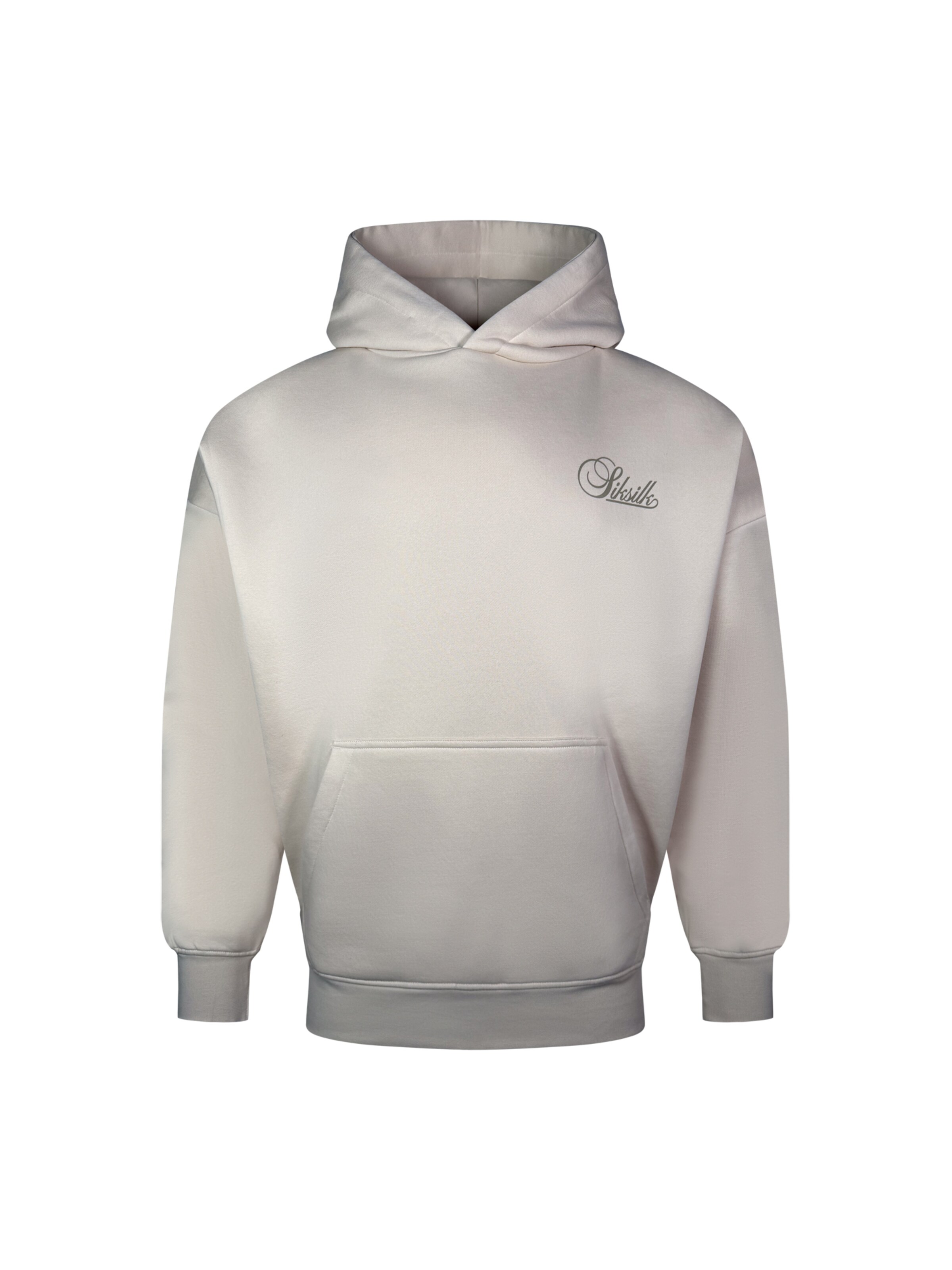 Sweat-shirt SikSilk en beige : devant