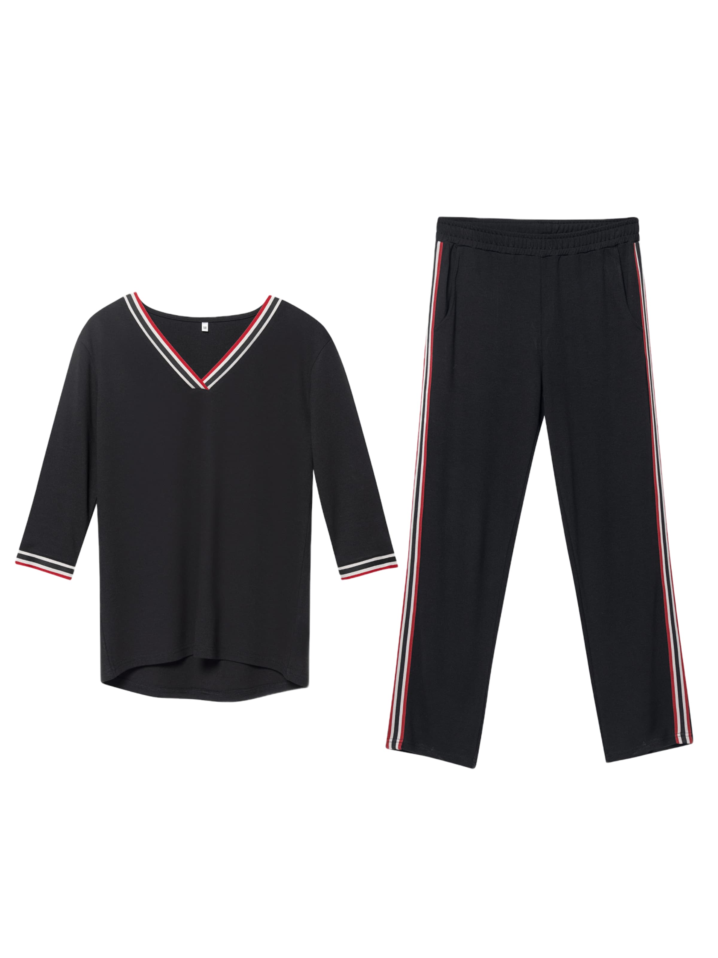 Erdem Trainingsanzug in Schwarz: Vorderseite