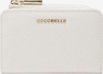 Coccinelle Portemonnee 'COCCINELLE METALLIC' in Wit: voorkant